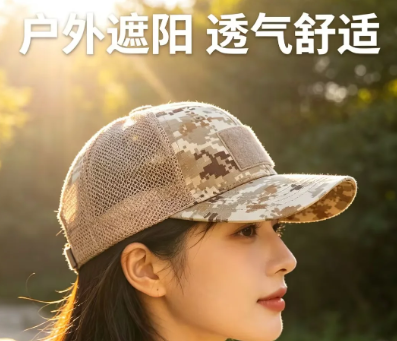 遮阳帽迷彩棒球帽
