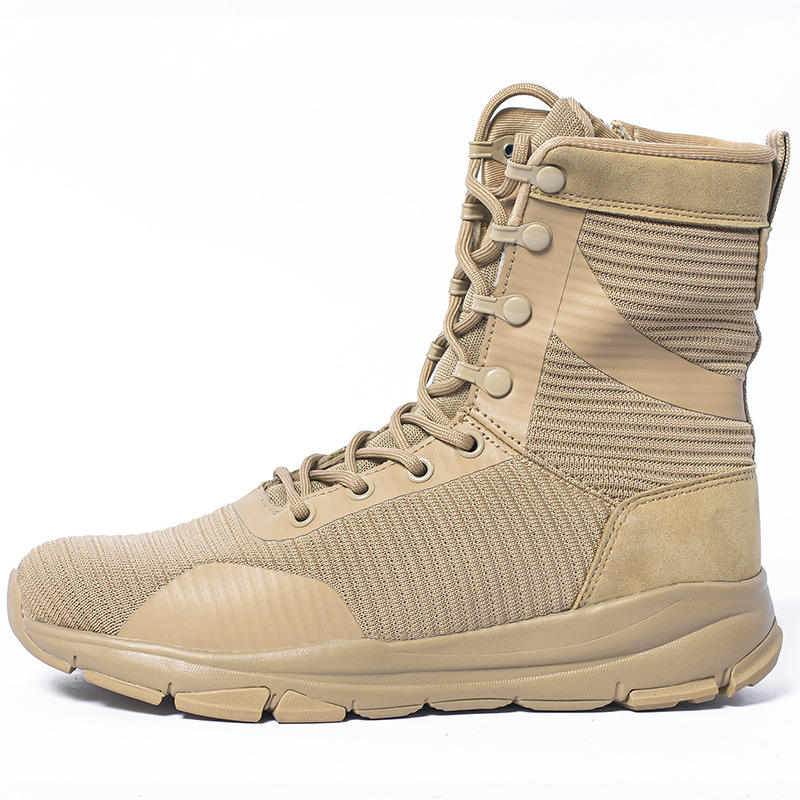 飞织面战术鞋Breathable military boots